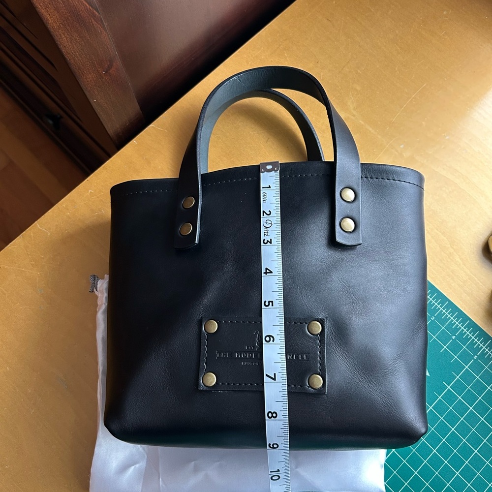 The Modern Inkwell Vegetable Tanned Leather Tote - Picture 8 of 9